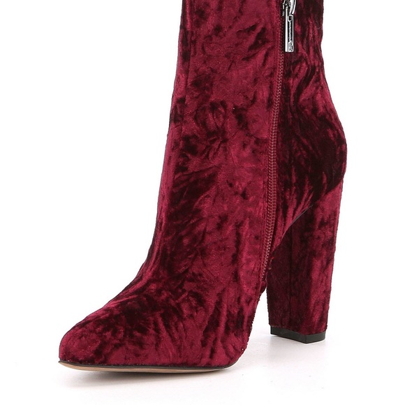Jessica Simpson Shoes - Jessica Simpson Crushed Velvet Teddi Boots